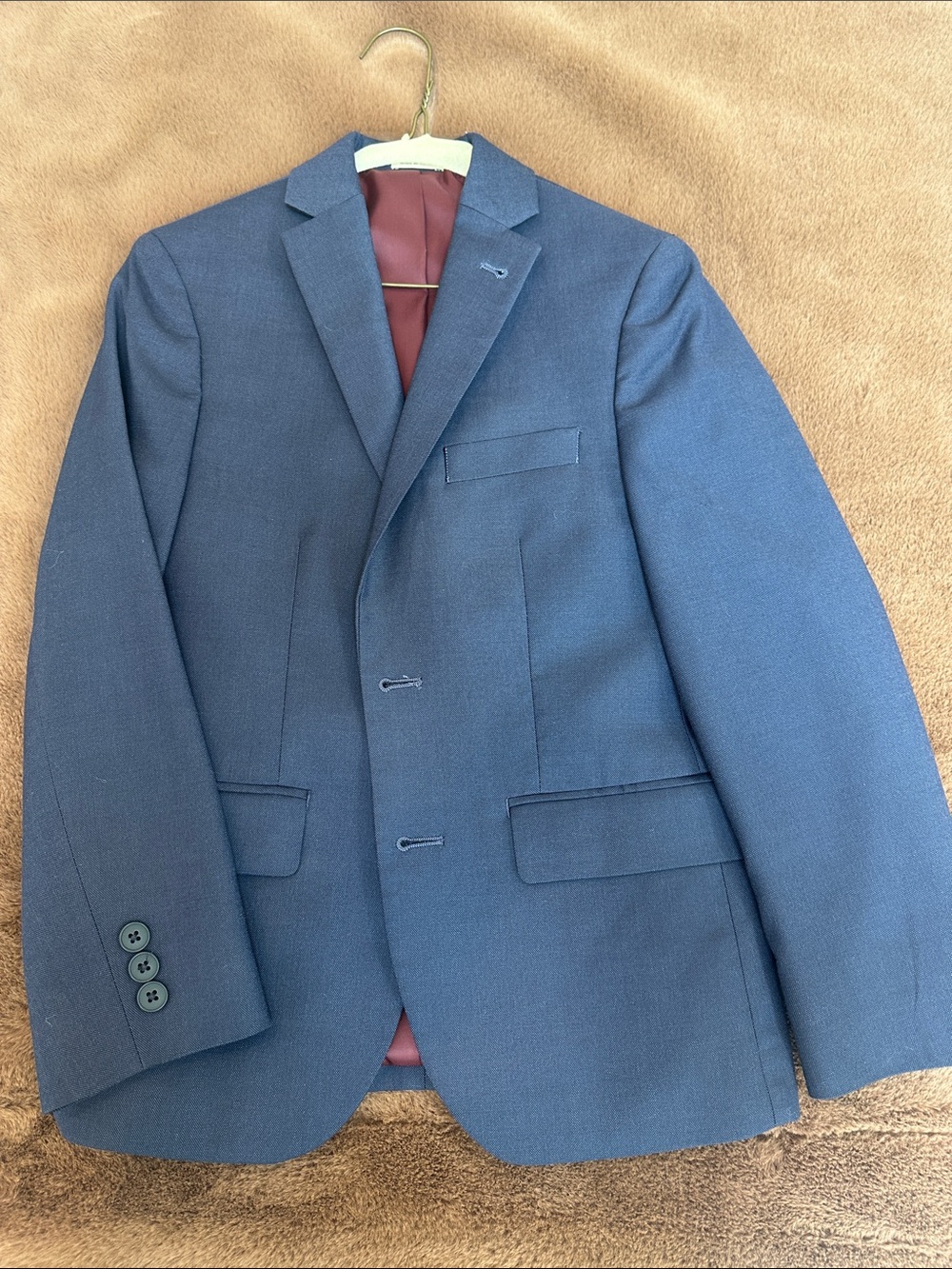 Joseph Abboud Boys’ Navy Blue Two-Button Suit (jacket and pants)